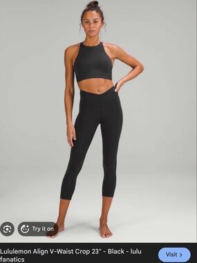 Lululemon align v waist leggings 23 length